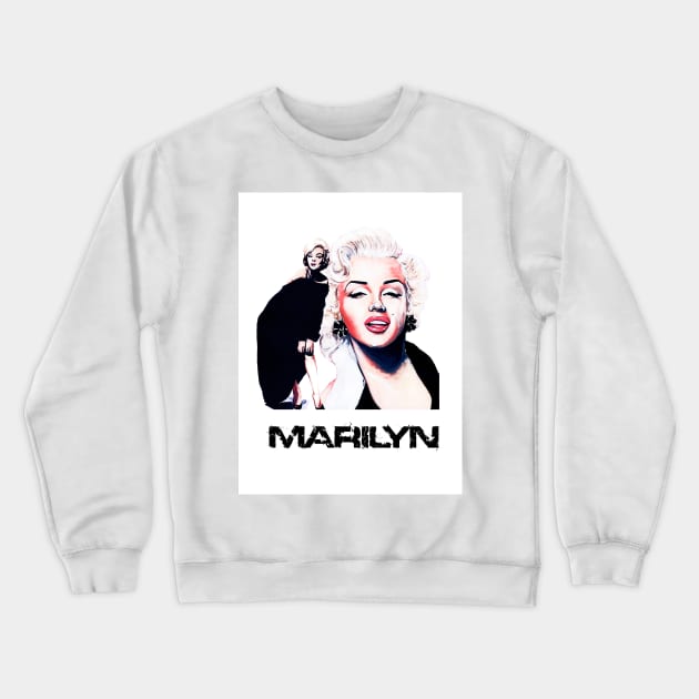 Marilyn Crewneck Sweatshirt by Svetlana Pelin